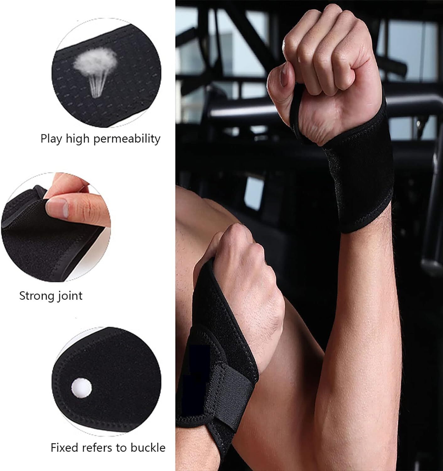 Wrist Hand Brace Support Carpal Tunnel Sprain Arthritis Gym Splint Left / Right