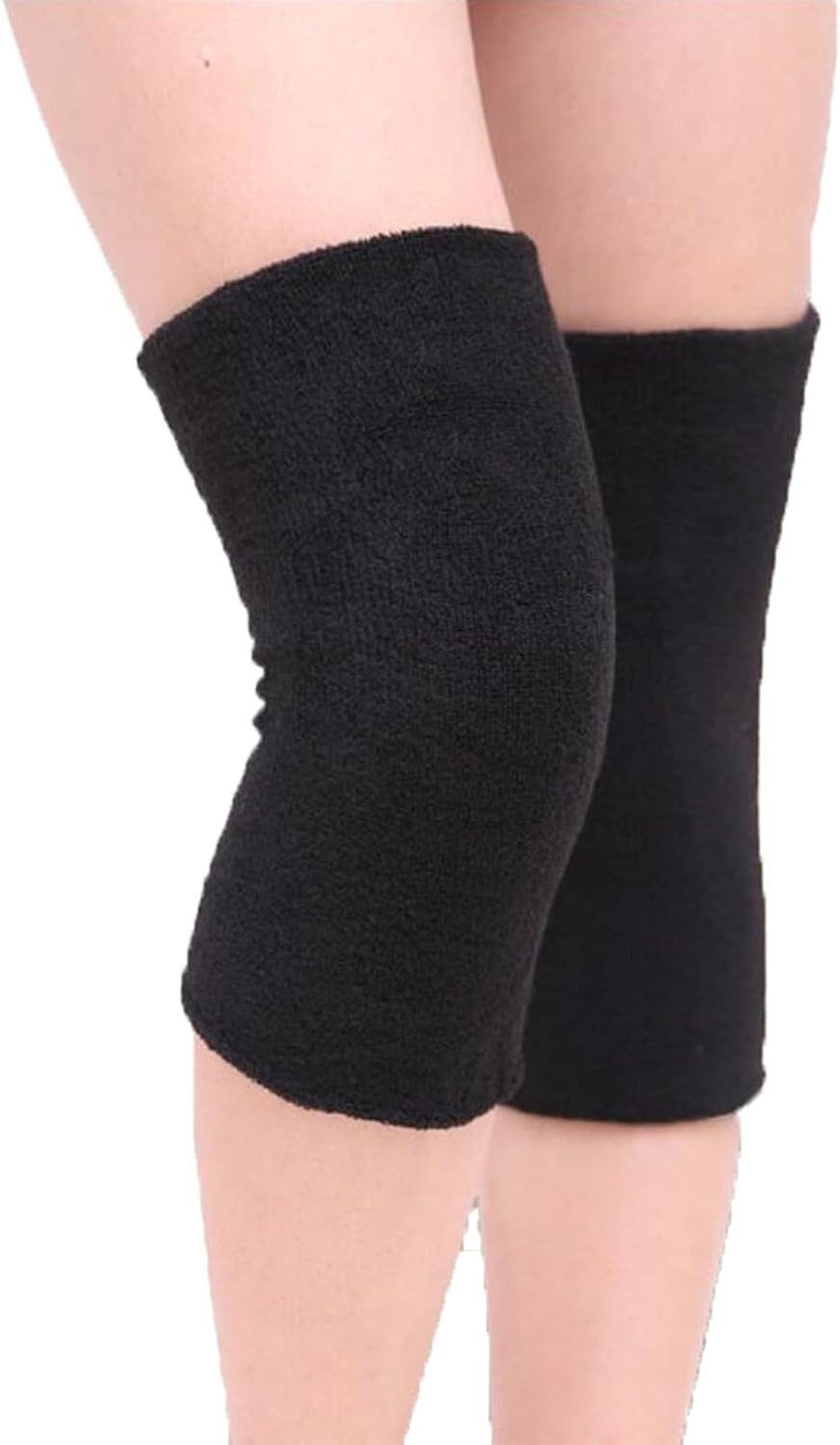 Men Women Thicken Thermal Knee Braces Leg Warmers Winter Breathable Knee Pads Le
