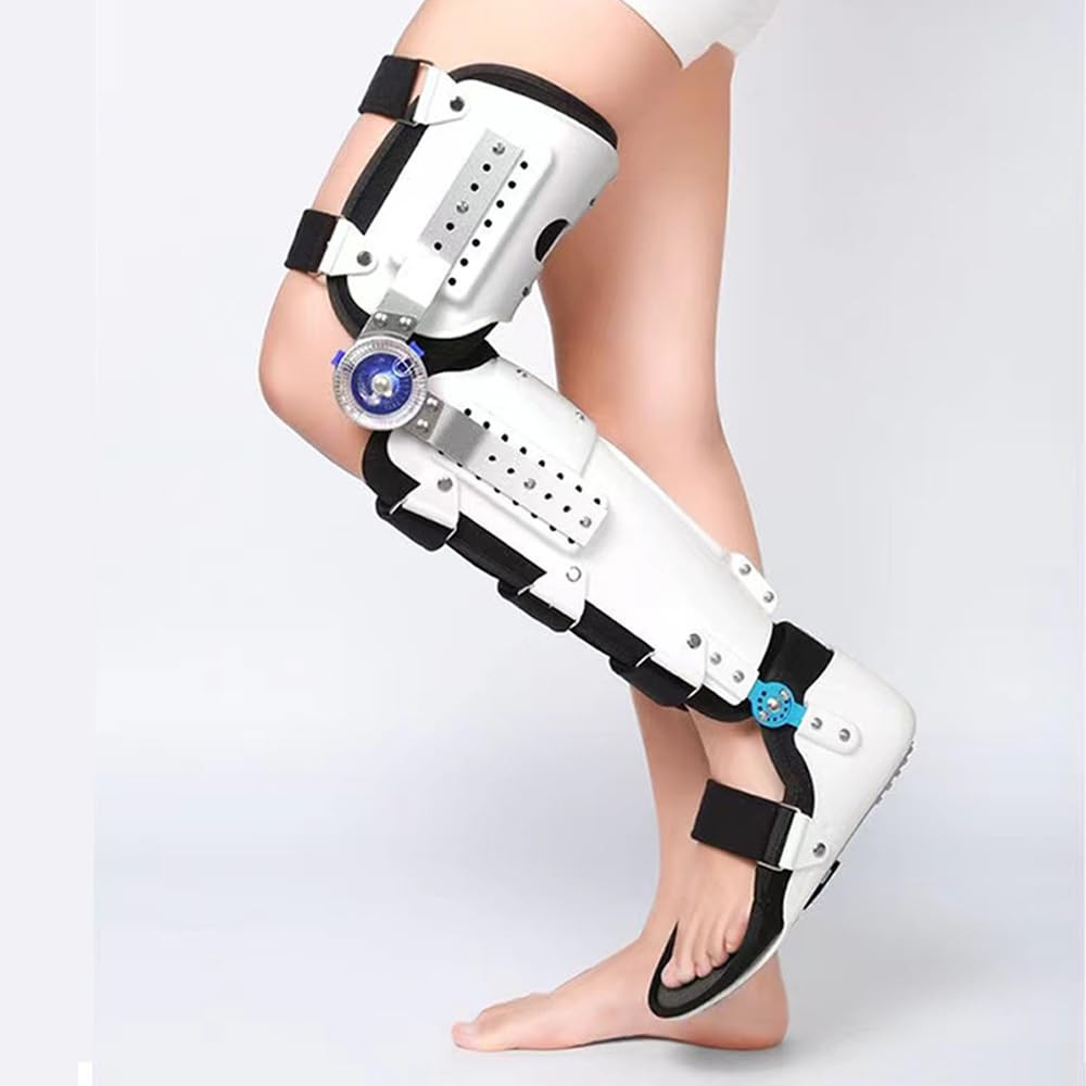 Knee Brace for Post-Op Immobilization & Stabilization, Adjustable Collateral Bar