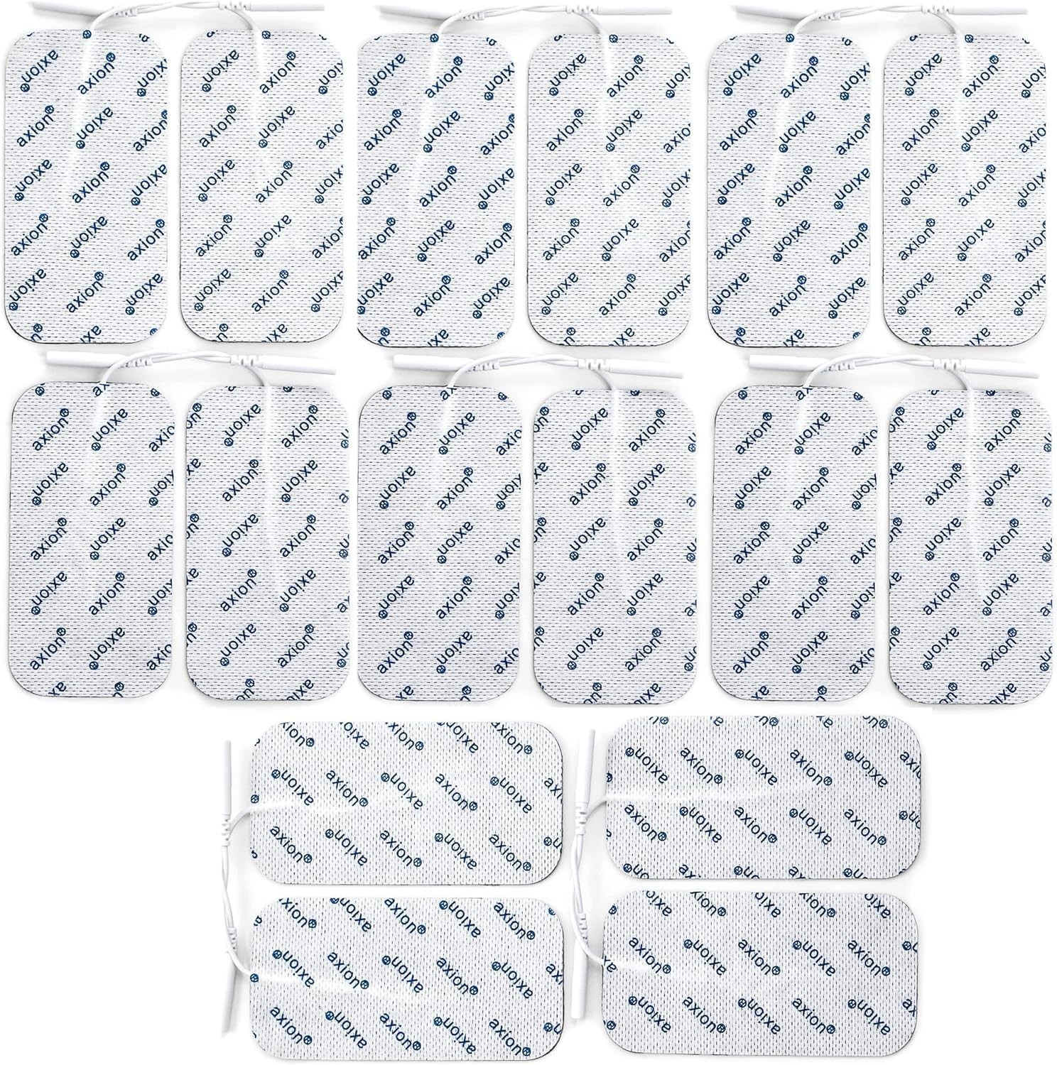 16 Large axion TENS Unit Electrode Pads 4×2” – Replacement 03) 16pcs 4×2 in