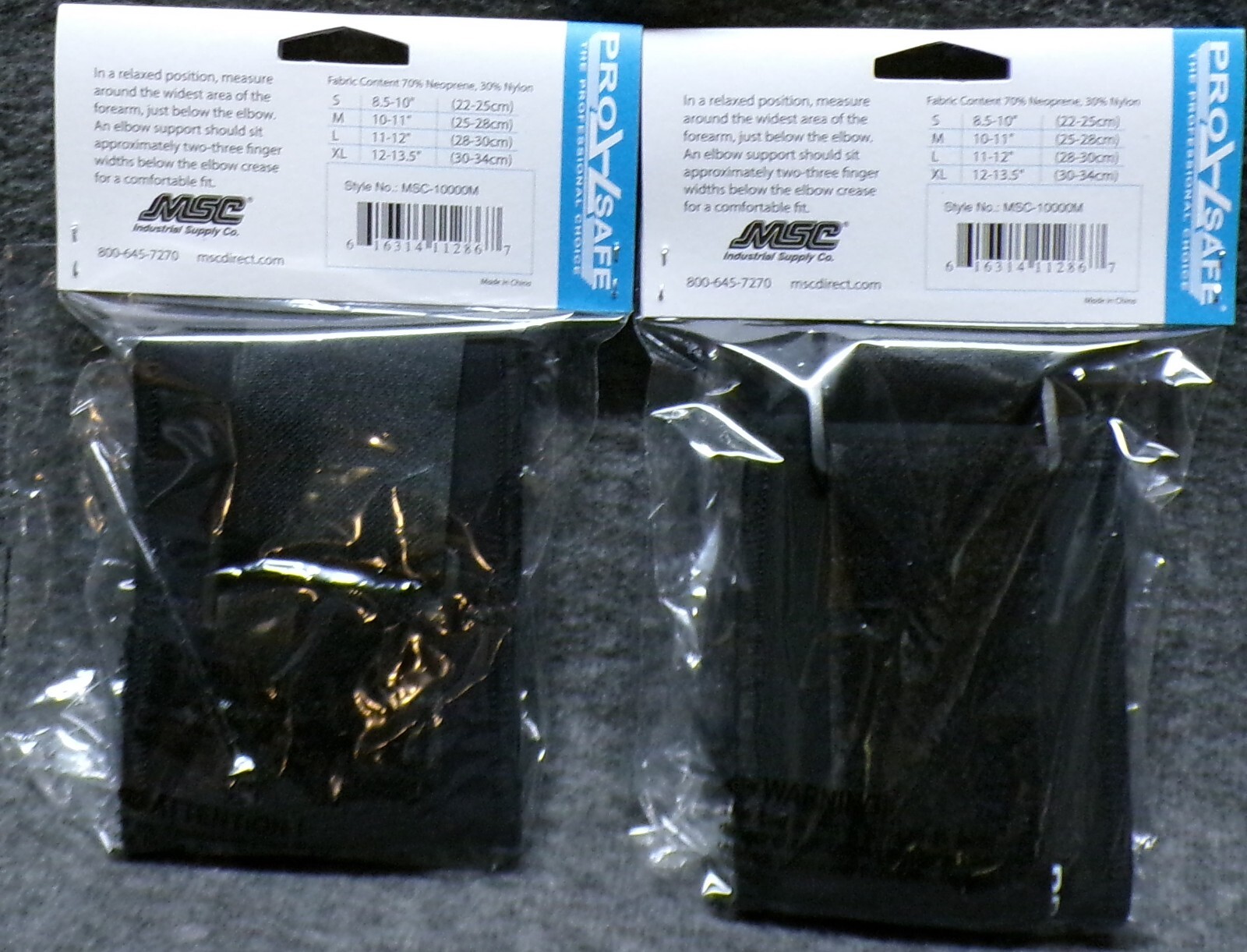 Lot of 2 Pro-Safe Elbow Support M 10″-11″