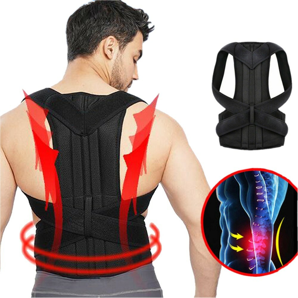 Posture Corrector Back Support Brace Figure 8 Clavicle Upper Neck Pain Relief US