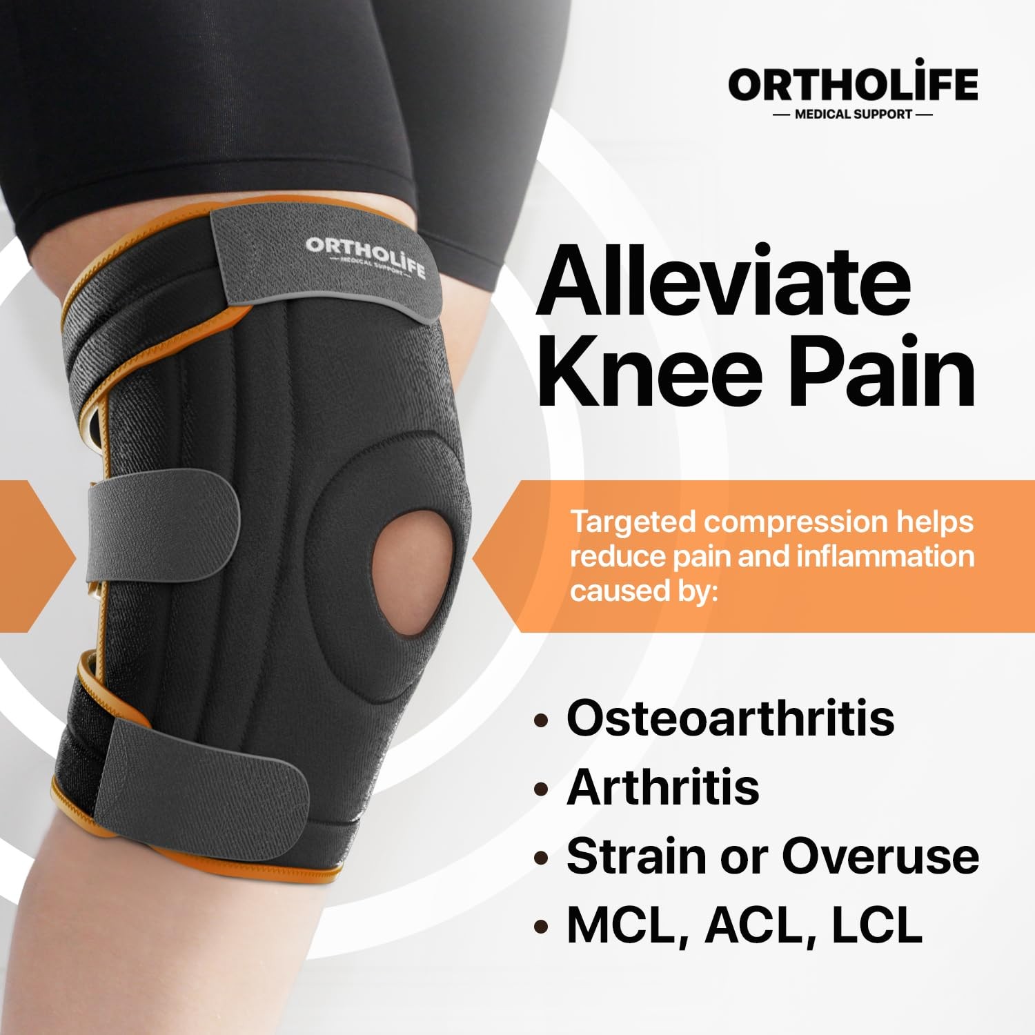 Knee Brace for Women and Men – Knee Compression Sleeve for Meniscus Tear, ACL…