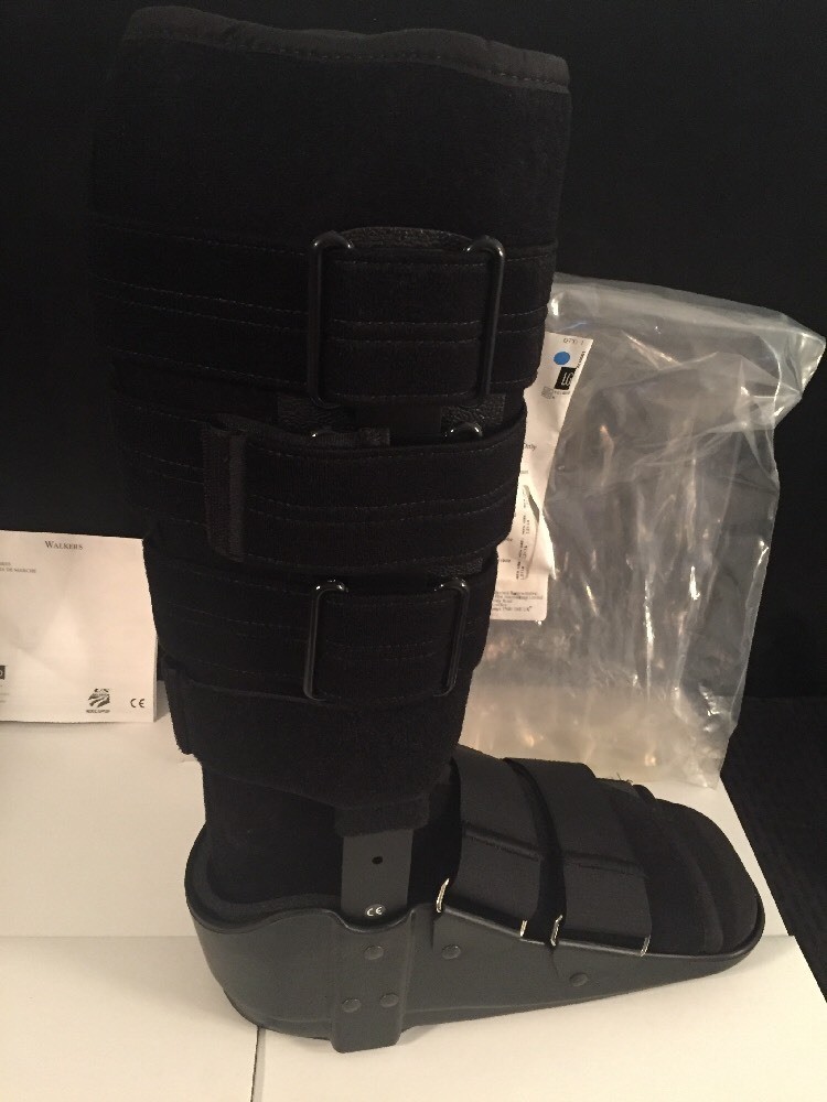 BRAND NEW DJ ORTHOPEDICS PROCARE Lower Leg Walker Large Black Boot 79-95007