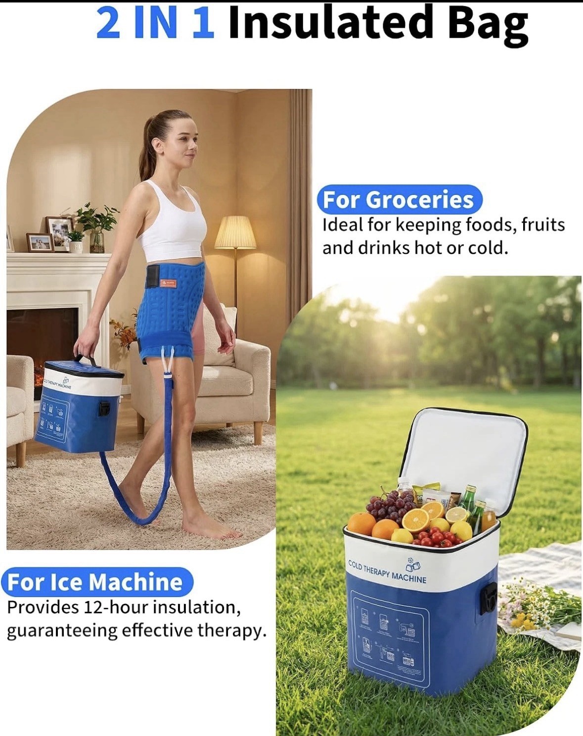 Cold Therapy Machine for Hip after Surgery with Pressure Regulator & Temperature