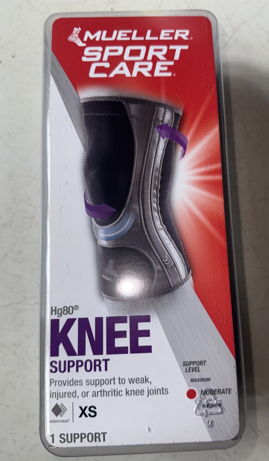Knee Brace – Maximum Support Sleeve Hg80 Mueller XS