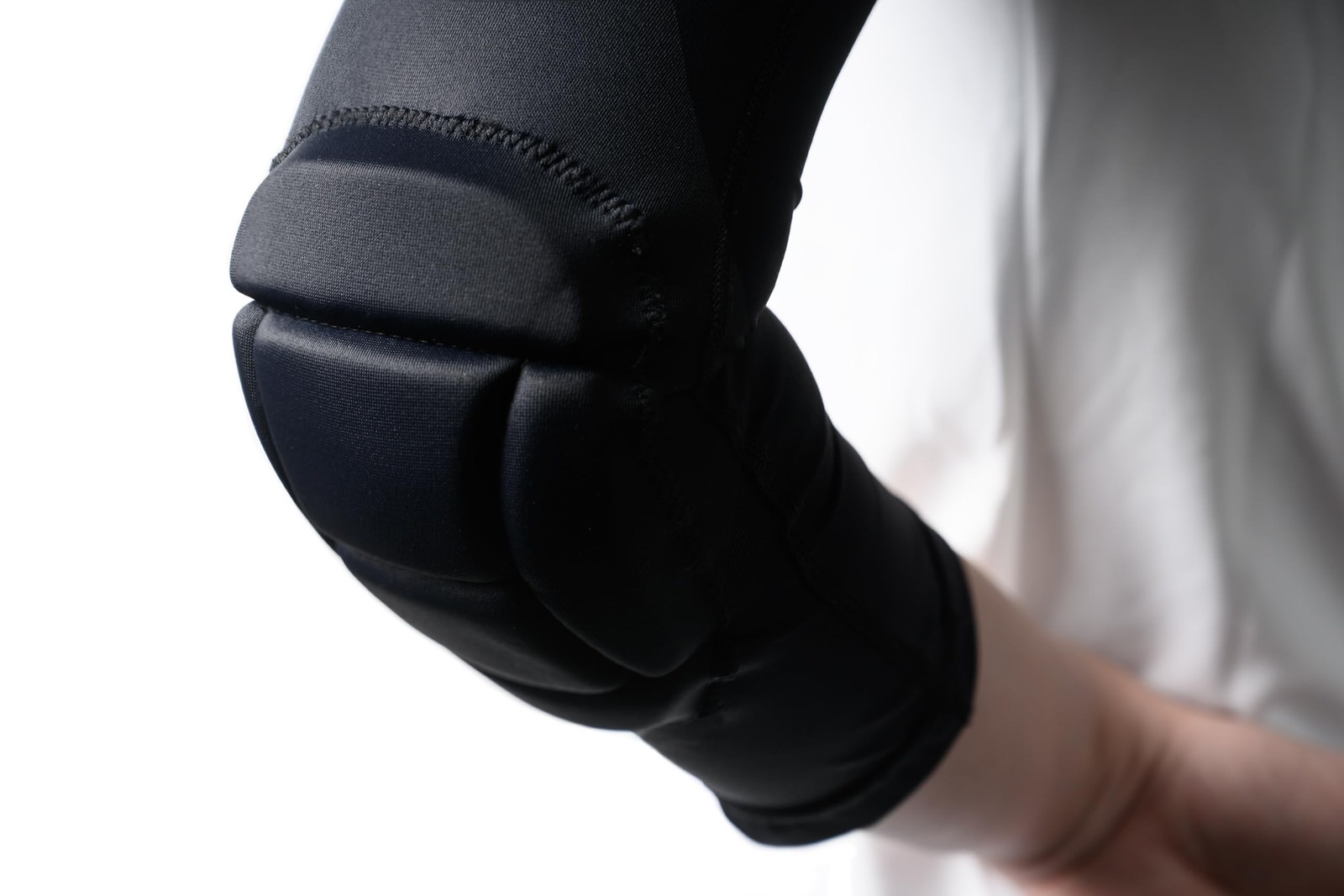Padded Arm Compression Sleeves BuiltIn Elbow Padding Reduce Injury Stress Sport
