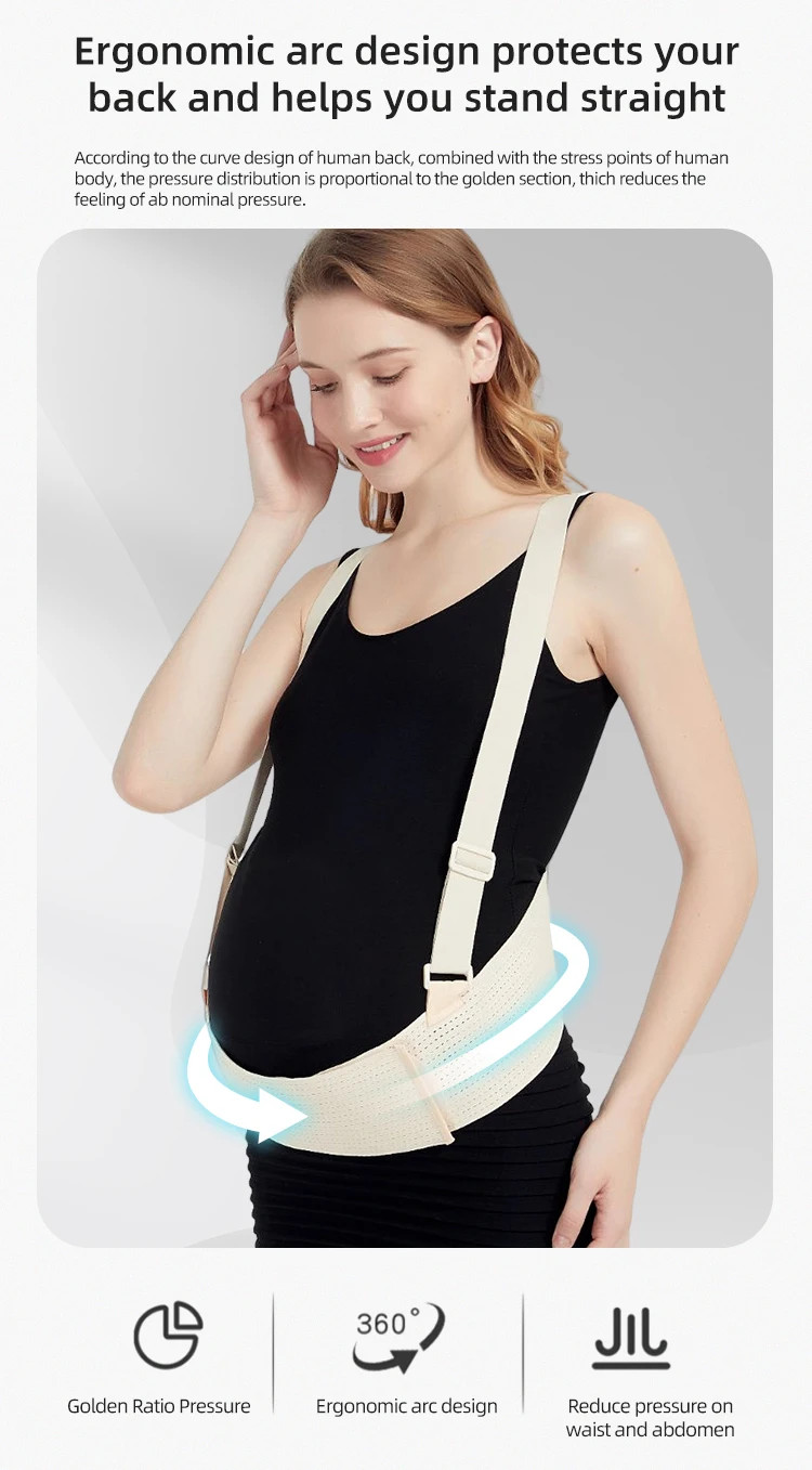 Pregnancy Abdominal Support Belt Postpartum Waist Trainer Breathable
