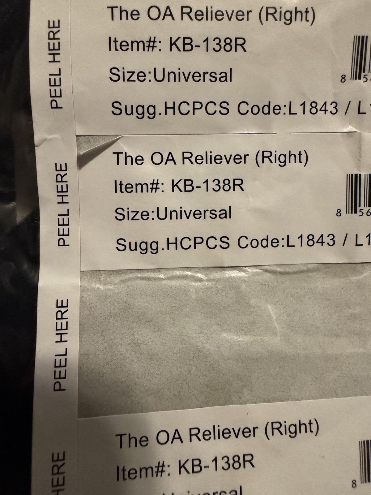 Dr Medical The OA Reliever KB-138R Adjustable RIGHT side Knee Brace with KIT