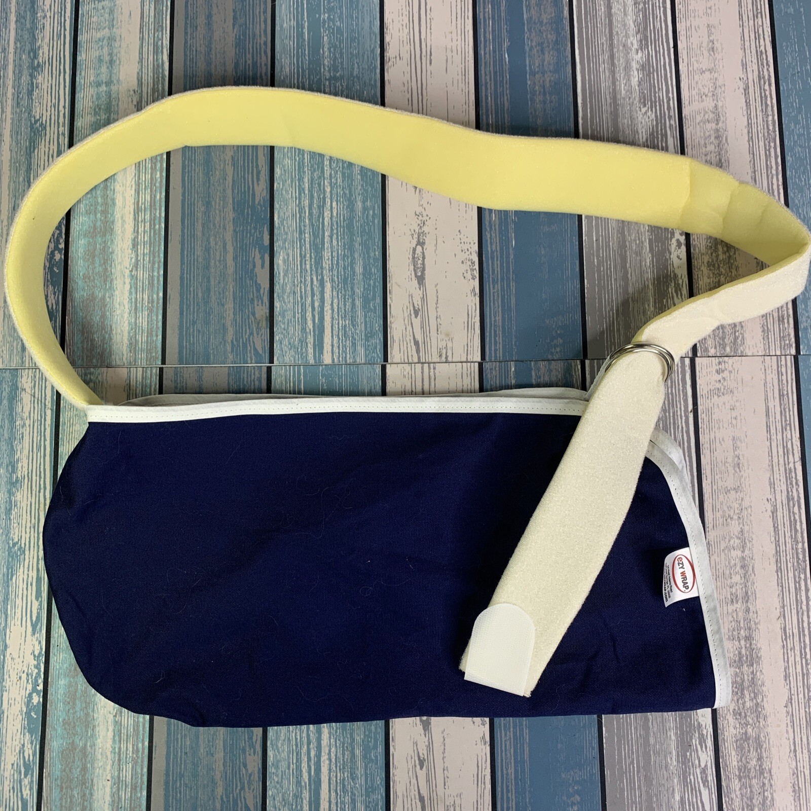 Ezy Wrap Pediatric Arm Sling Blue & Felt Shoulder Pad Medical GVery Nice Condit