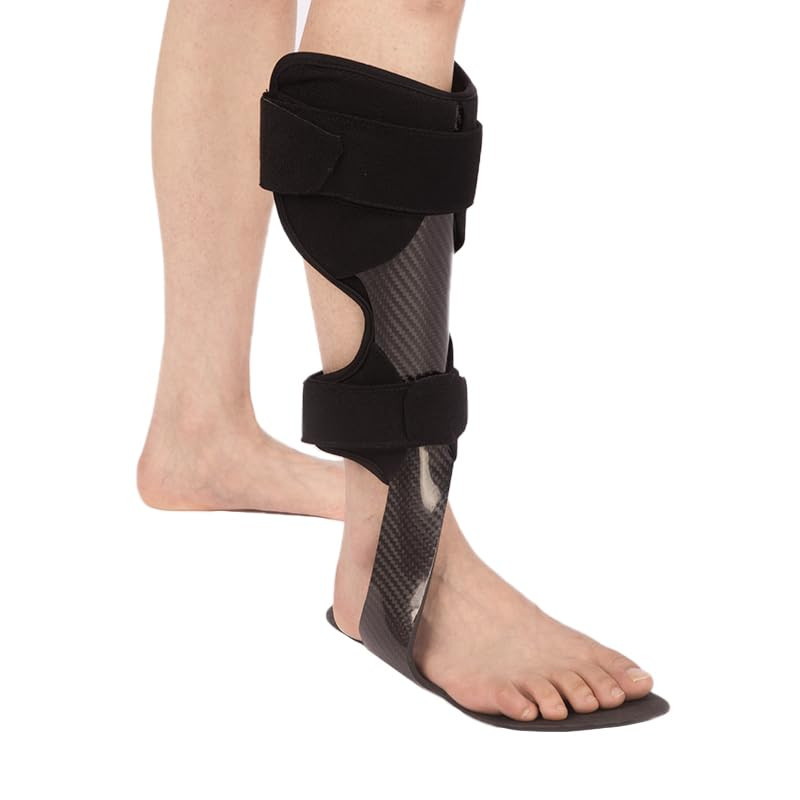 Lightweight Carbon Fiber AFO Brace for Foot Drop & Stroke Recovery – Right L