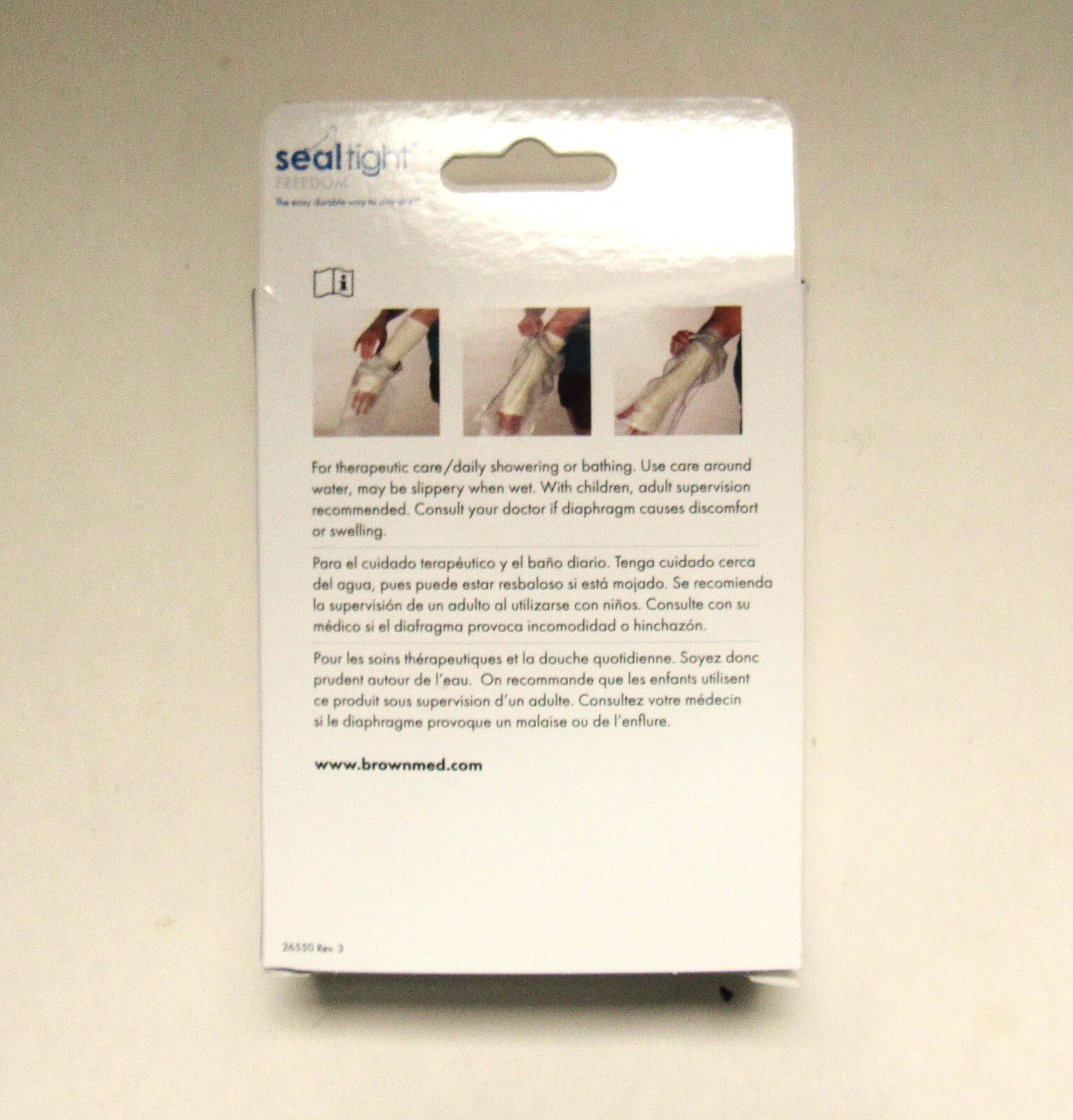 Brownmed Seal Tight Freedom Cast/Bandage Protector, Size Adult Arm  30″, NEW