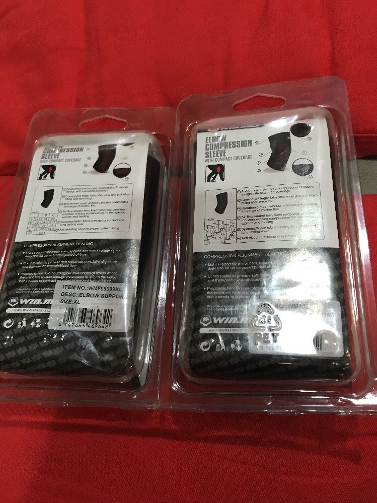 2 NIP Winmax Elbow Support Compression Sleeve With Compact Coverage XL