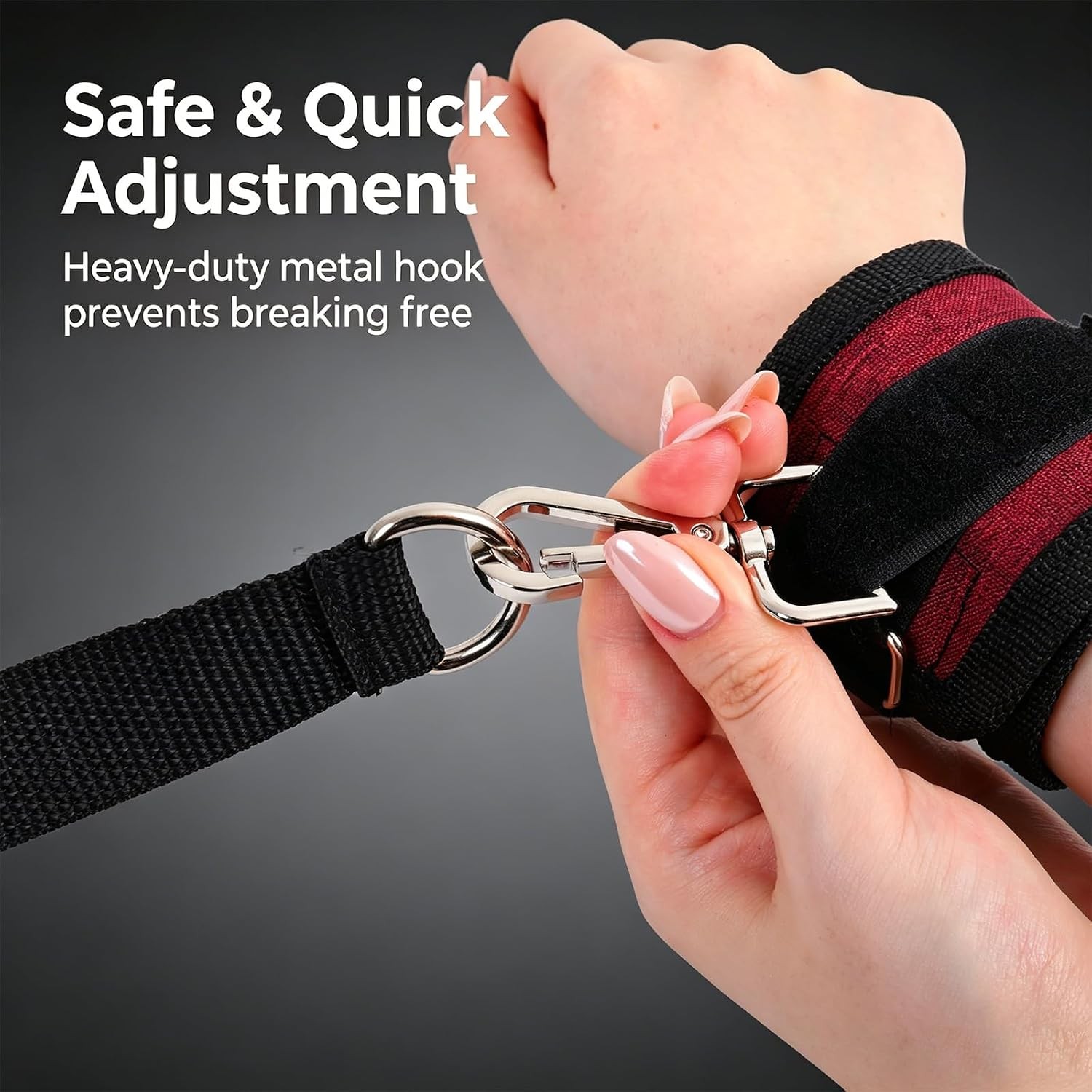 Patient Medical Restraints, Adjustable Bed Restraints Belts for Wrists and Ankle