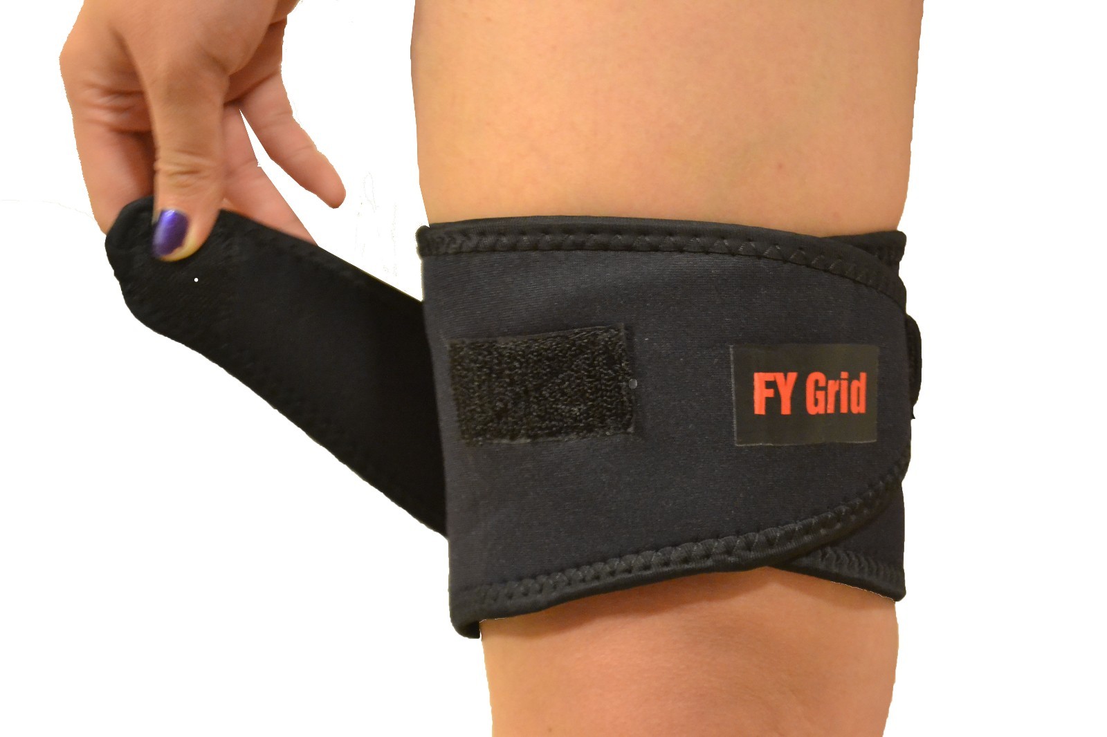 Kids Youth Thigh Compression Wrap with Outer Strap -Reduce Stress & Pain-Size XS