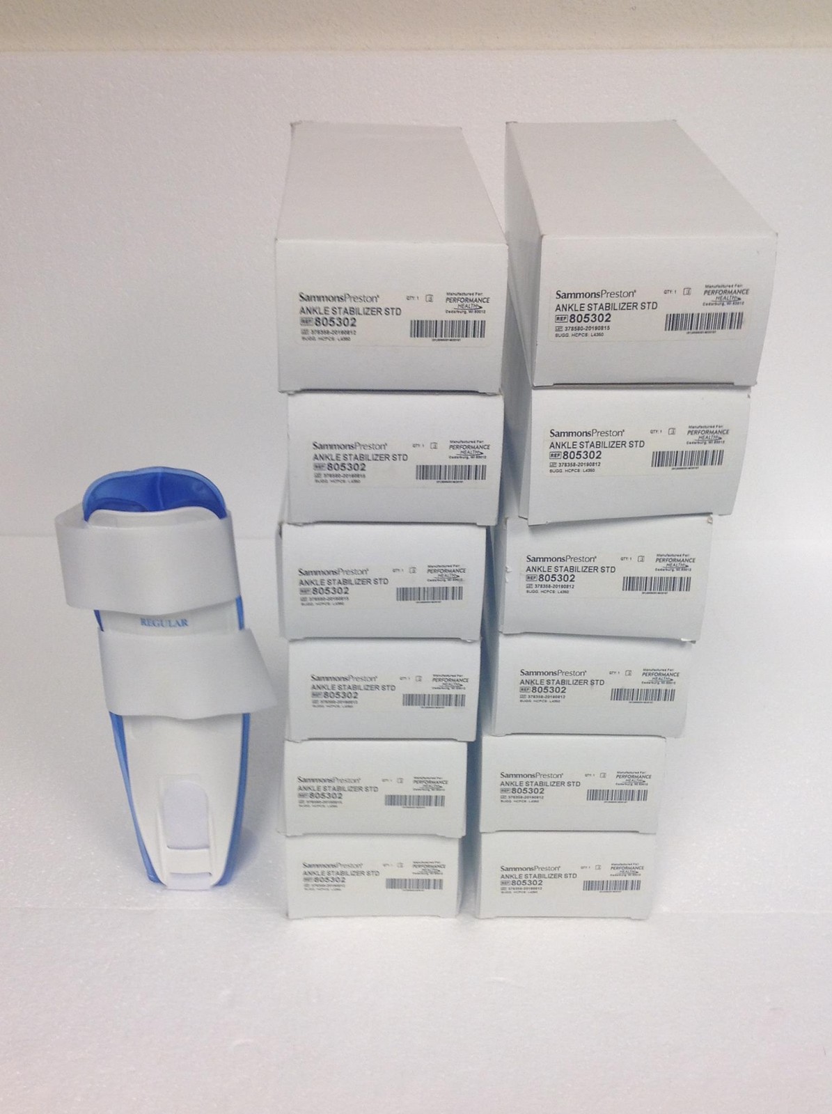 Lot of 12 NEW Sammons Preston 805302 Ankle Stabilizer STD Regular FREE SHIPPING