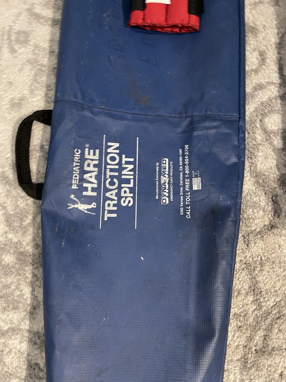 Dyna Med Hare Pediatric TRAINING Traction Splint w/ Blue Case – COMPLETE