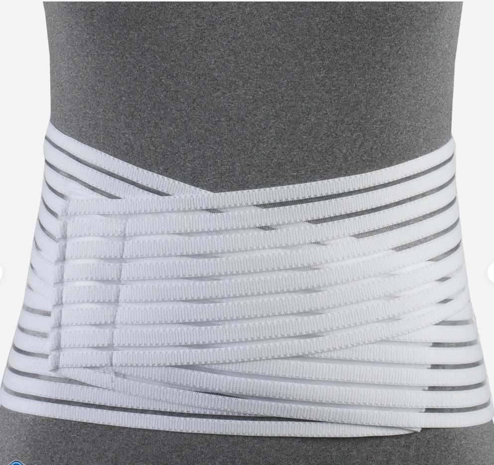OTC Lumbosacral Support 7-inch Lower Back Lightweight Compression, Elastic Sz S