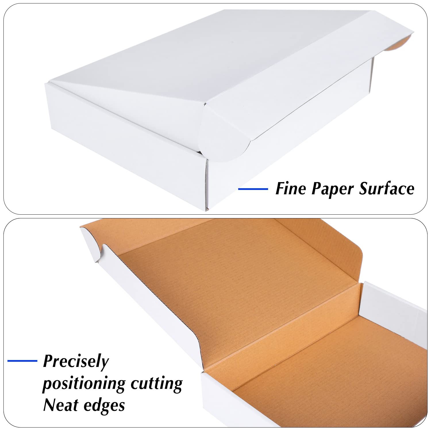 11x8x2 White Cardboard Boxes – 30 Pack Shipping for 11 x 8 x 2,