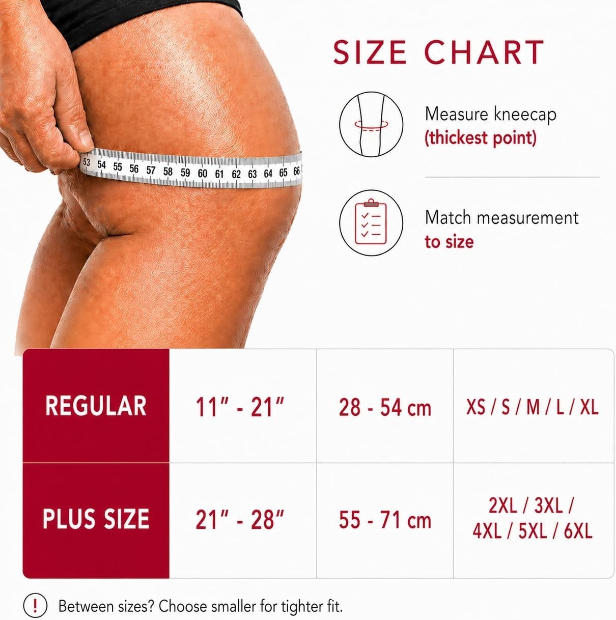 Knee Support Strap for Plus Size – Lightweight Patellar Band for Sports XXL-6XL
