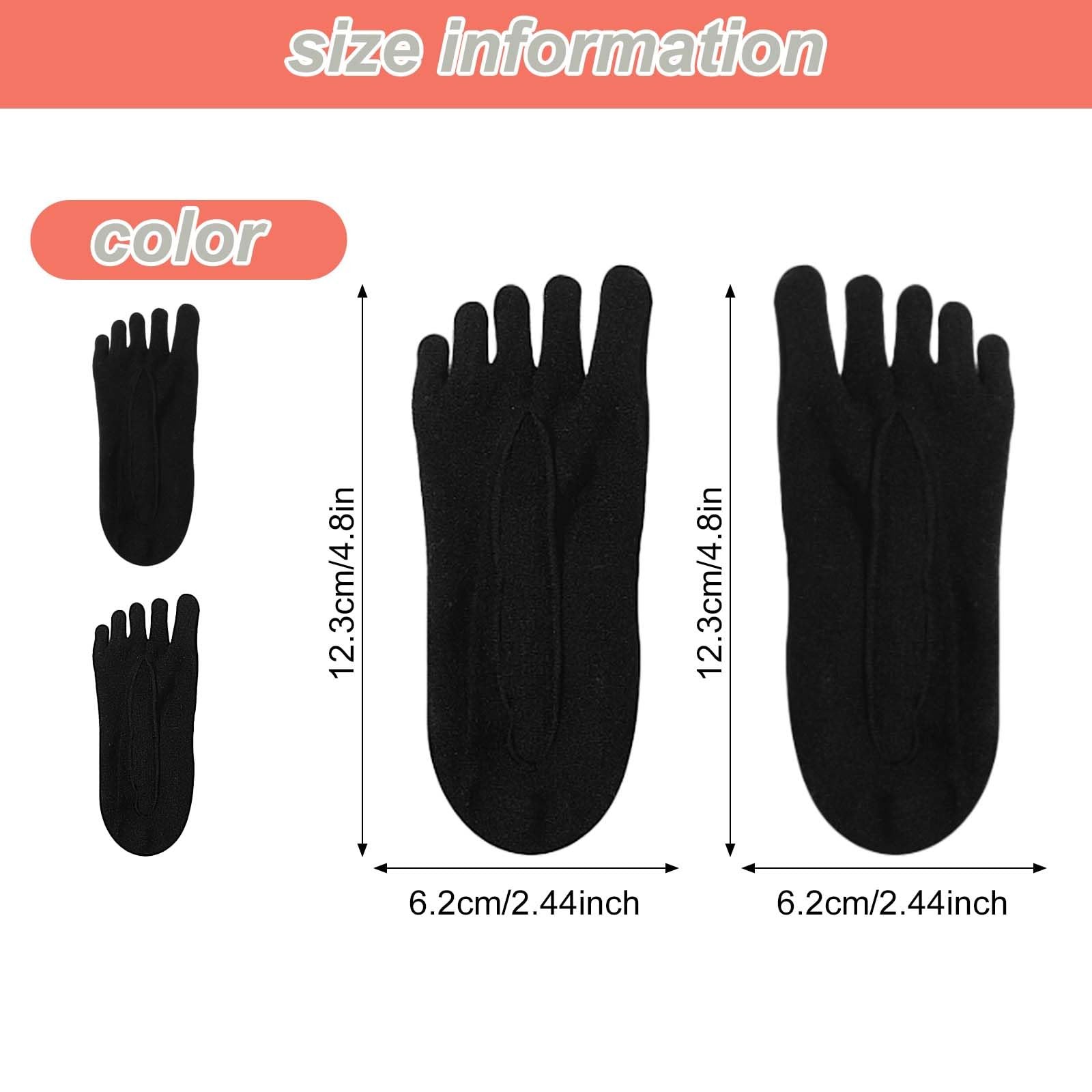 CIATBYYJ Women’s 4 Pairs Orthopedic Toe Compression Socks, Toe Separator Sock…
