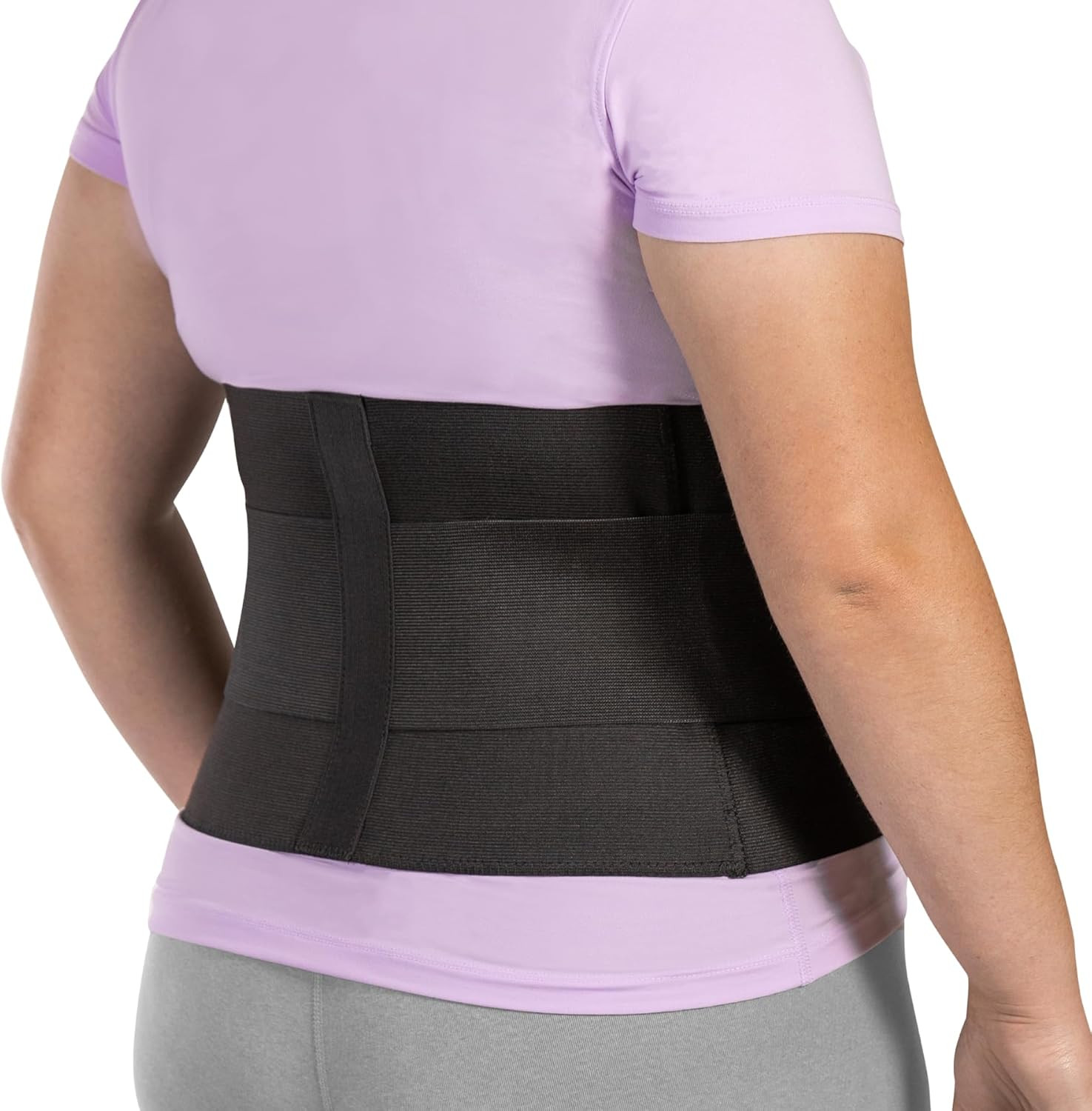 plus Size Low Back Brace – Compression Lower Back Support Belt for Sciatica, Hea