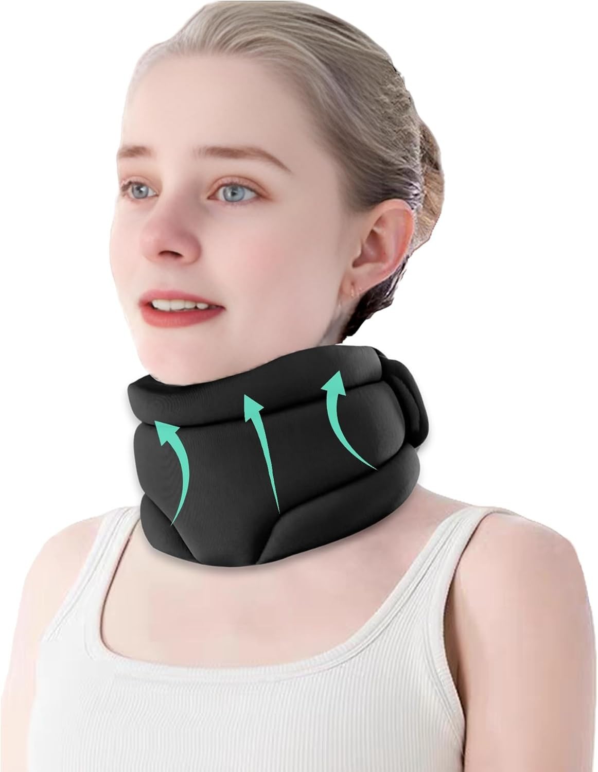 Neck Pain Relief Neck Collar, Pain-Relieving Soft Foam Neck Brace, Adjustable Ne