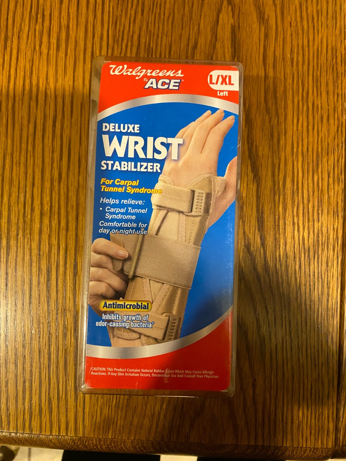 ACE Deluxe Wrist Stabilizer Carpal Tunnel Syndrome L/XL LEFT Day Or Night Use