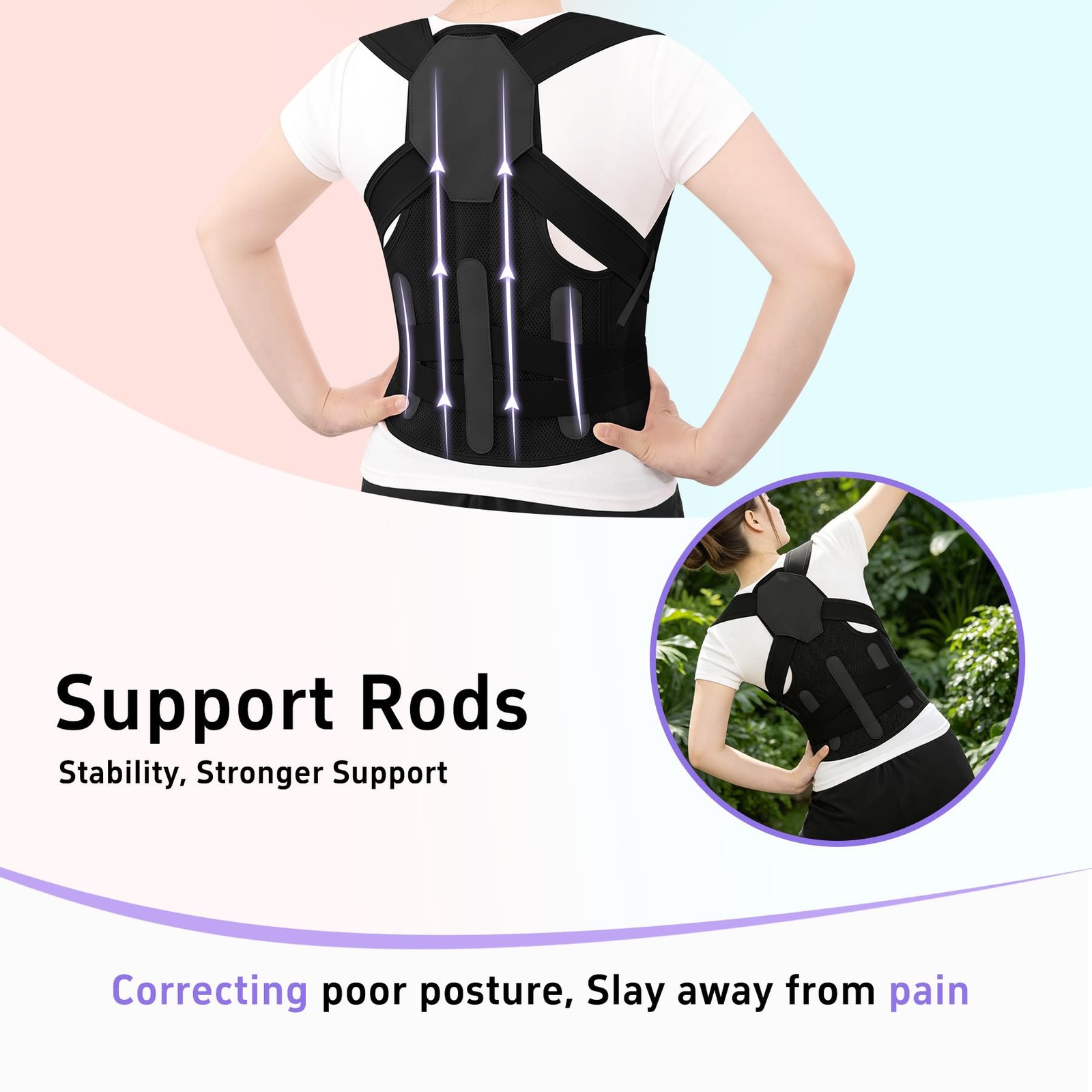 Posture Corrector for Women and Men Back Brace Straightener Pain Relief Back …