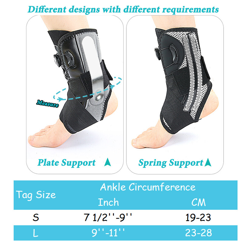 Ankle Support Brace for Men Women Adjustable Plantar Fasciitis Sports Fitness US