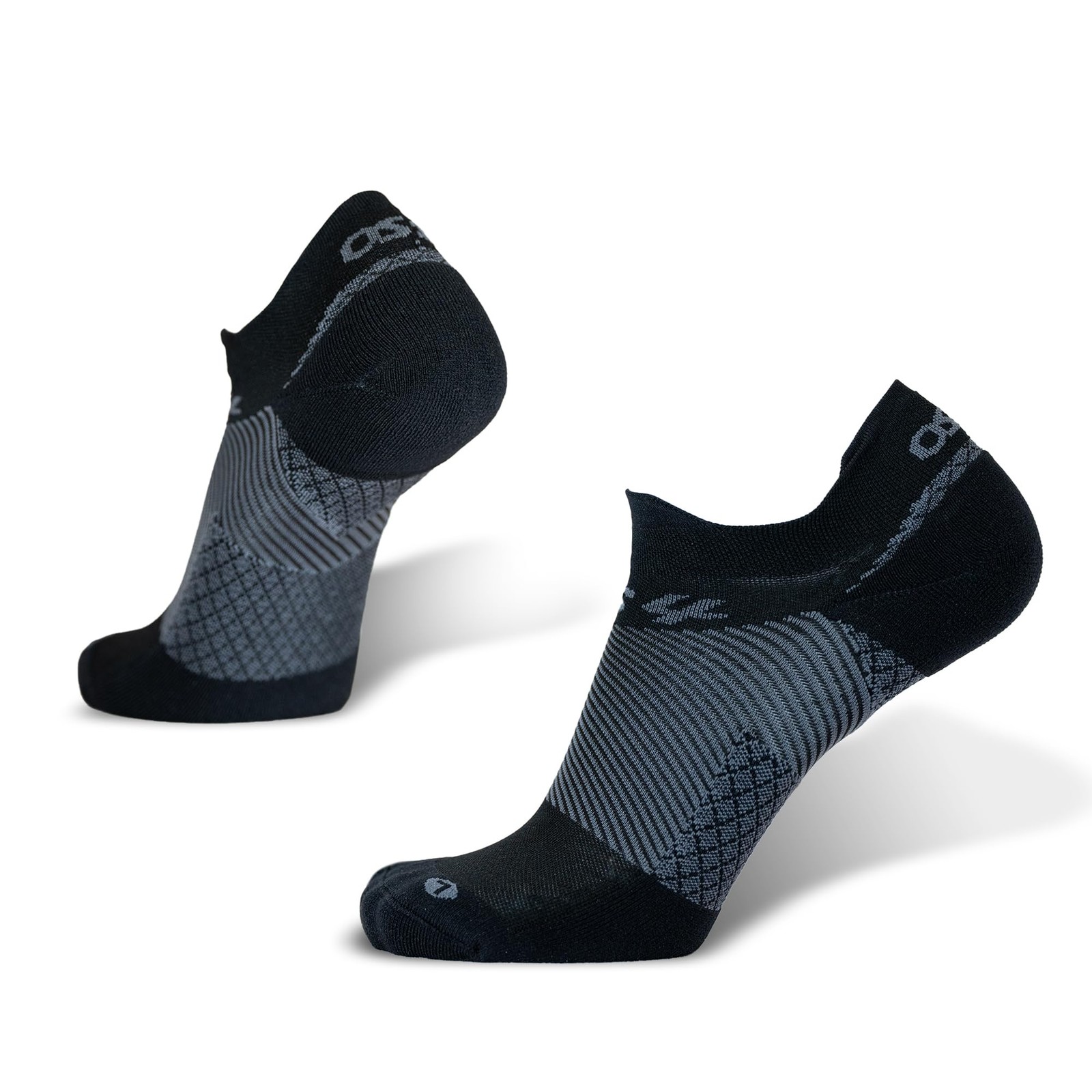 Large Black Compression Socks for Plantar Fascia Support and Comfort