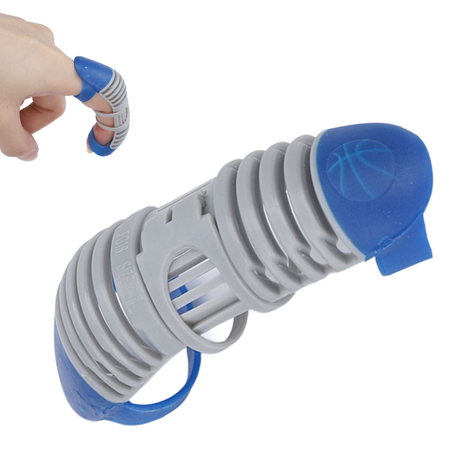 3.1×0.9×2.2in Finger Splint Brace Pain Relief Hollow Out Type Finger Support WT