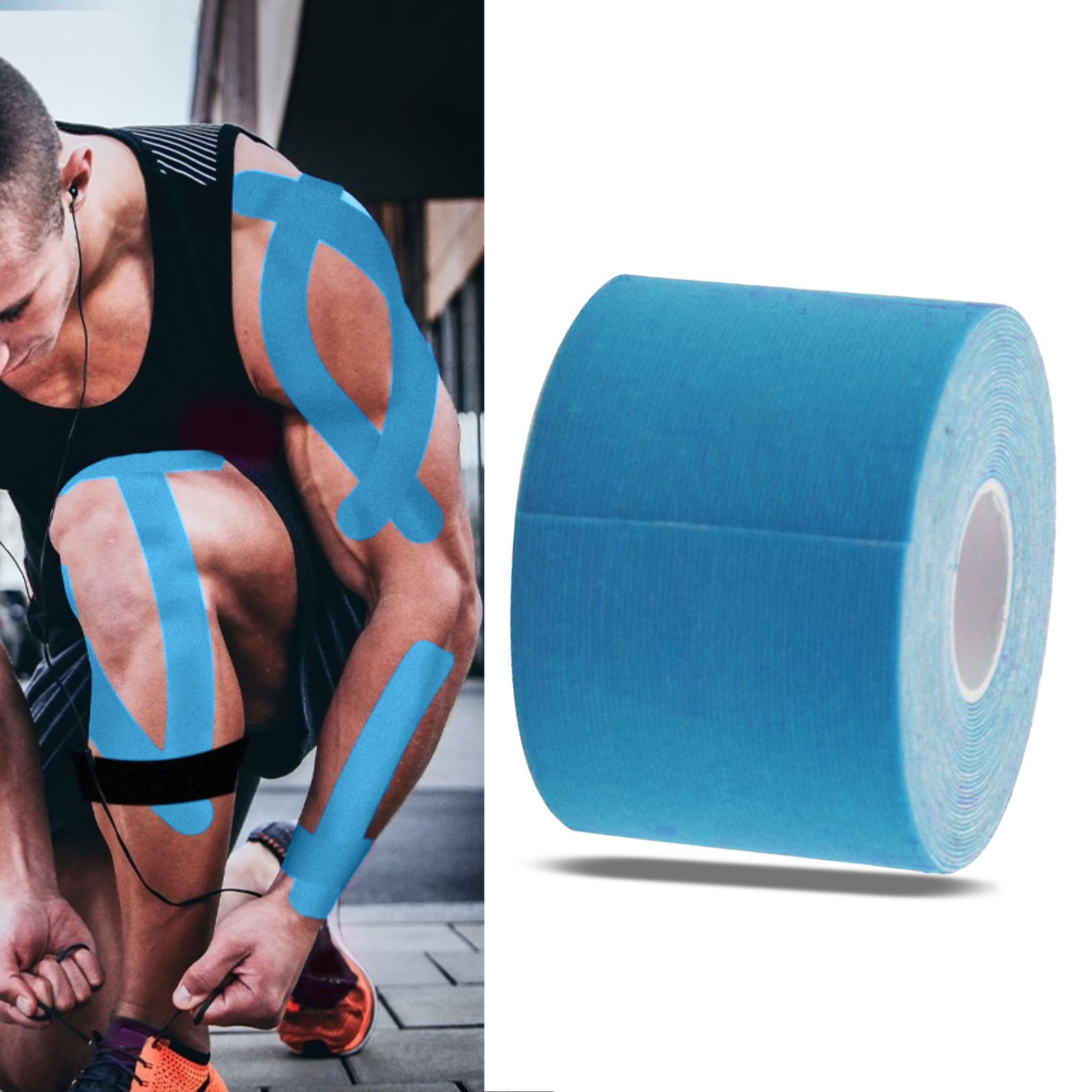 2in Self Adhesive Sports Tape Waterproof Elastic Bandage For Athletes Excellent