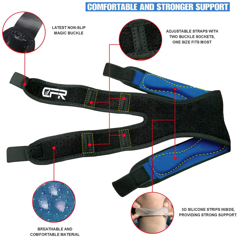 Patella Brace Knee Support Stabilizer Strap Band Sports Joint Relief Tendon Pain
