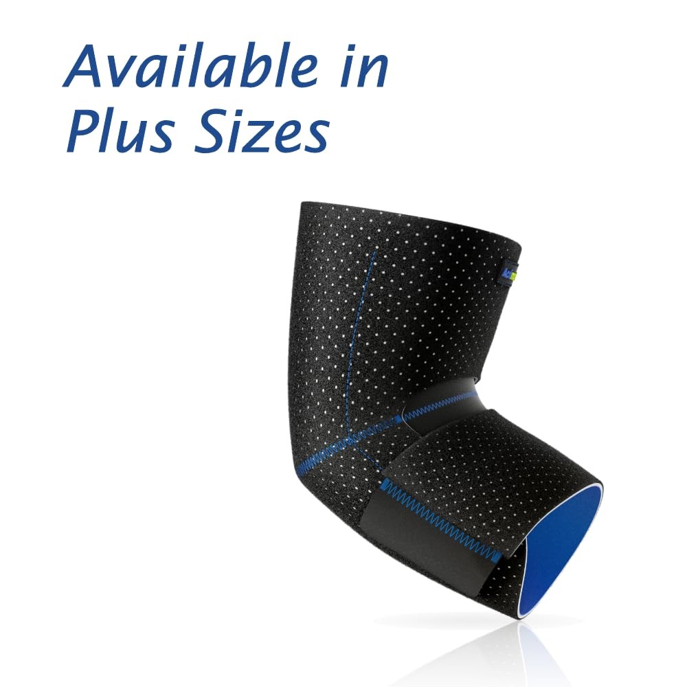 Black Adjustable Elbow Support Universal Fit Brace Sleeve Guard Protector Pad