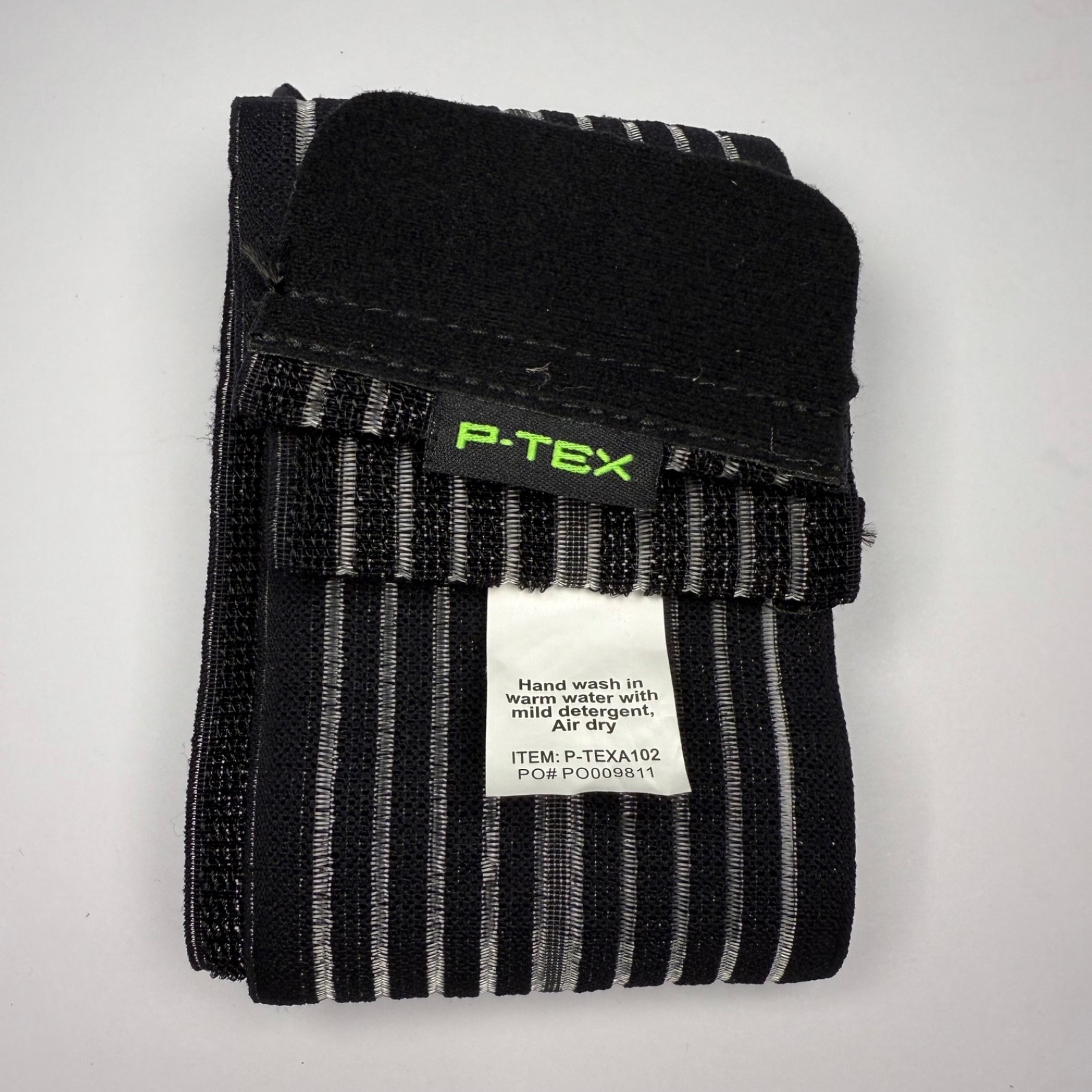 P-TEX Ankle Sleeve w/ Stability Wraps Support Brace – Small & Large – Black NEW
