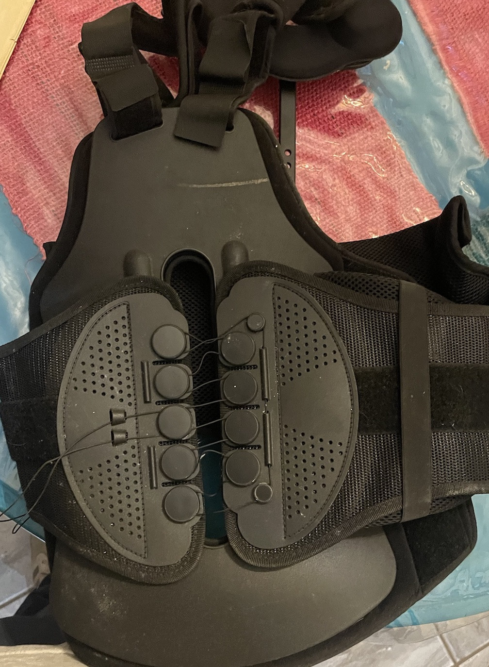 OttoBock Black Full Support System Lumbar Back Brace EUC Free Shipping