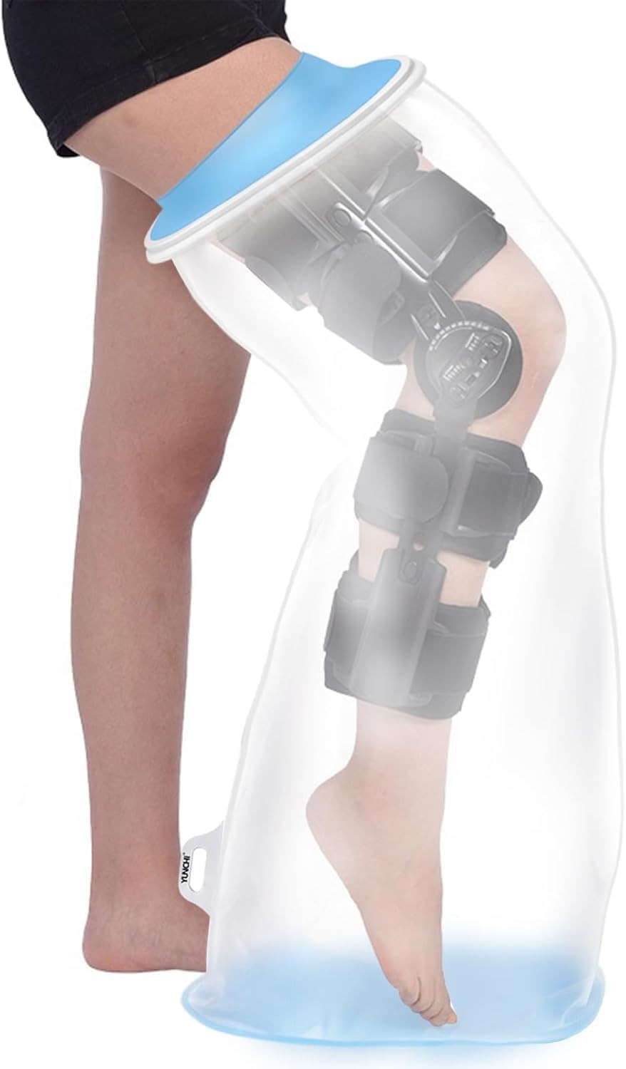 Upgraded Extra Long Leg Cast Cover – Perfect for Showering with Safety Features