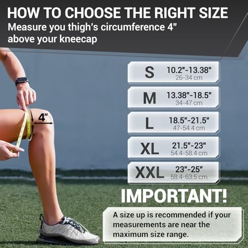 ELITE Knee Brace with Side Stabilizers & Patella Gel Pads for Maximum Knee