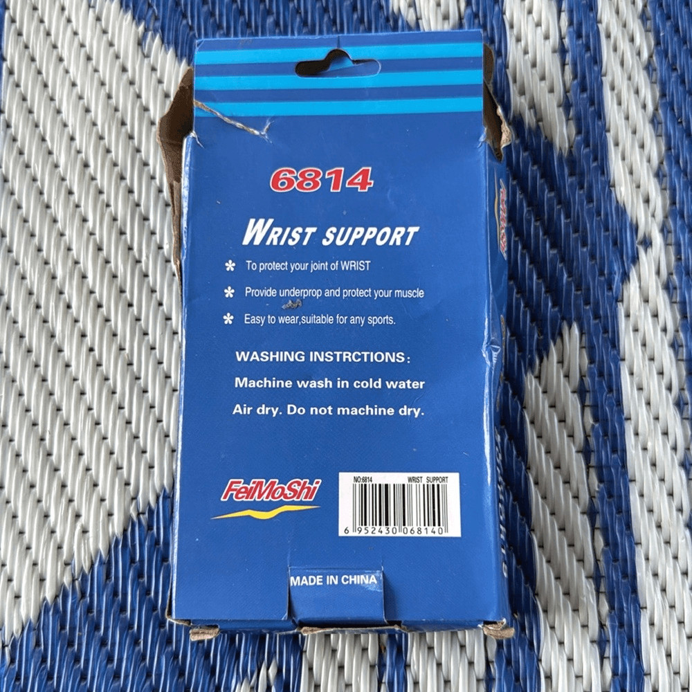 Wrist Joint Support Sports Support Bands Black Brace Wristbands Protects Joint