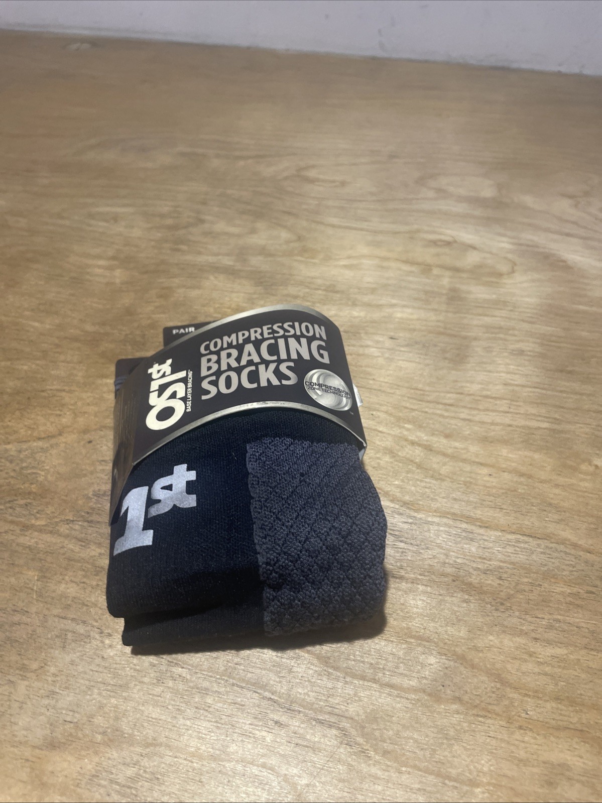 OS1st FS4 Compression Socks – Black, Size Small