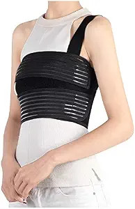 Solmyr Broken Rib Brace, Rib and Chest Binder Belt for Men and Women, Rib Cage P
