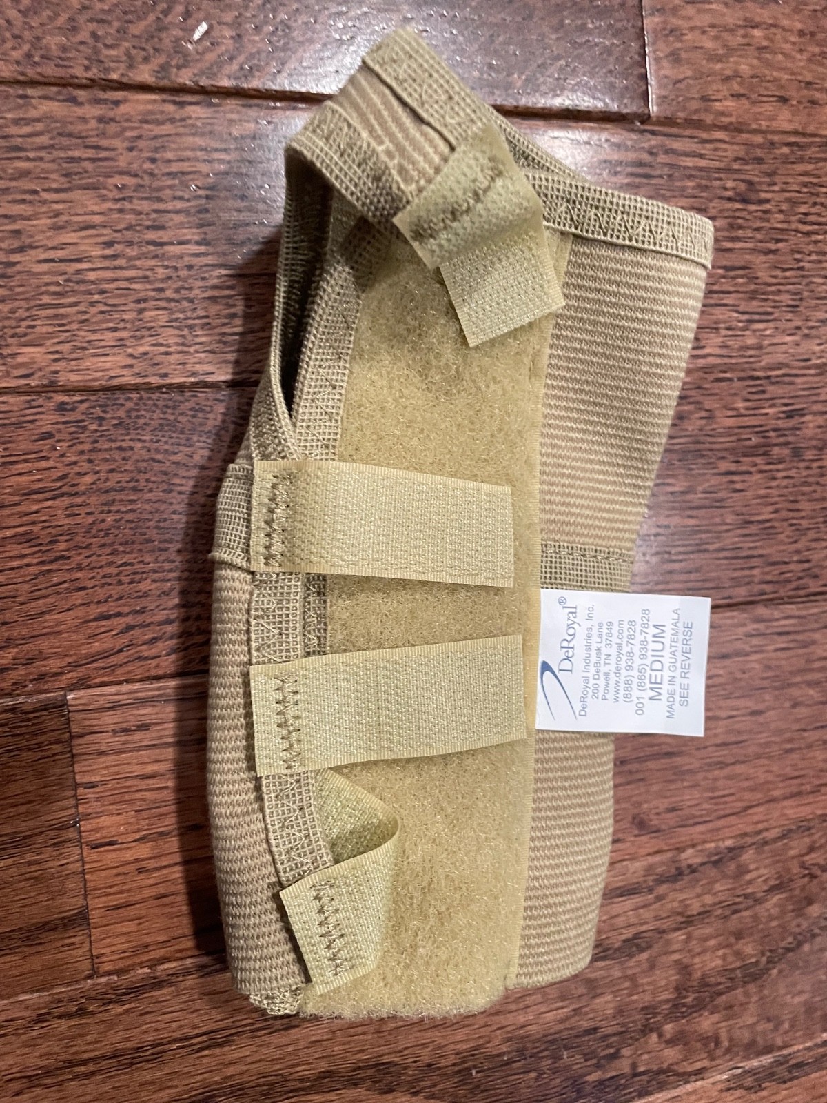 DeRoyal wrist splint 5015-03 Medium Right Hand NEW