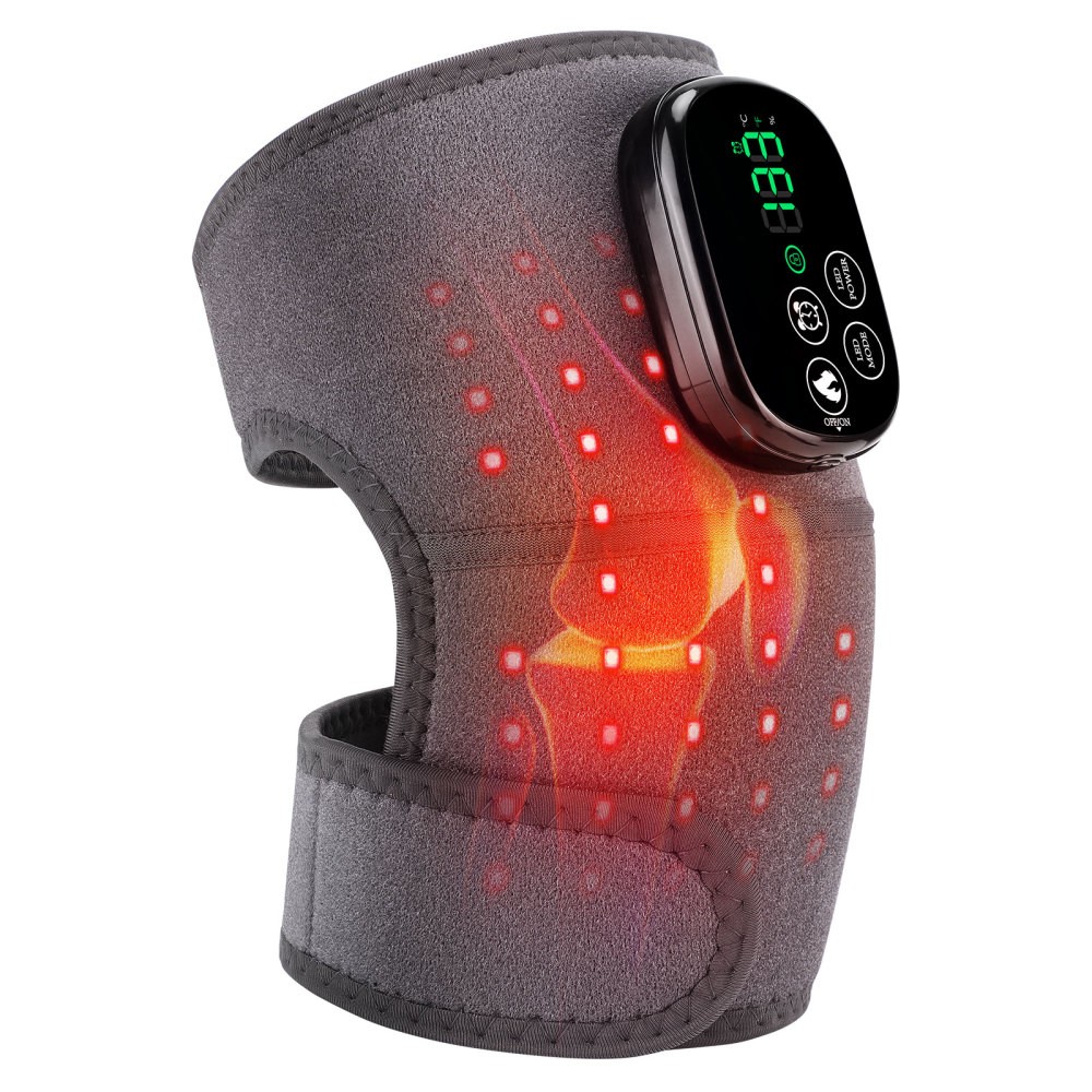 650nm&880nm Infrared Light Therapy Joint PainRelief Adjustable Heated Knee Brace