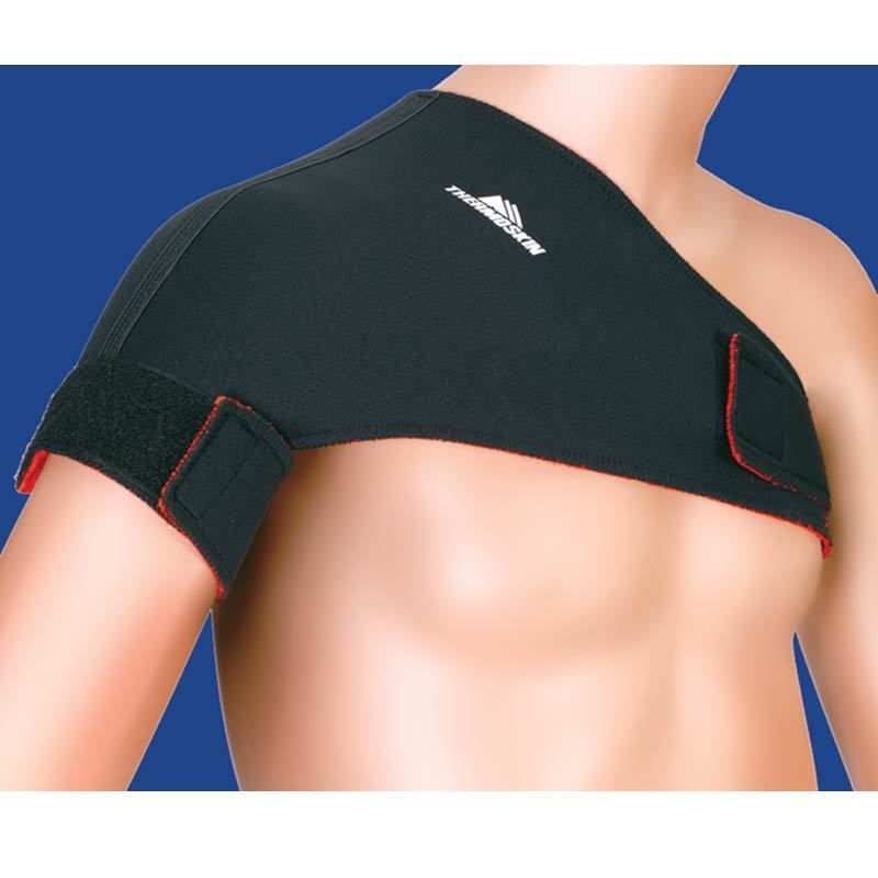 THERMOSKIN SHOULDER SUPPORT WRAP THERMAL BRACE UNIVERSAL NEW