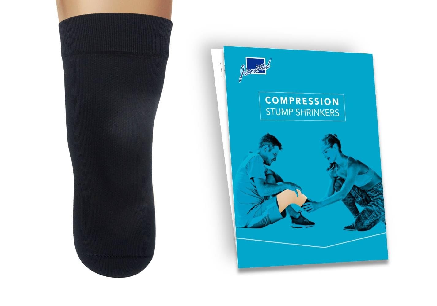 Jianimed Prosthetic Stump Shrinkersbelow Knee 45Cm Compression Amputee Socks