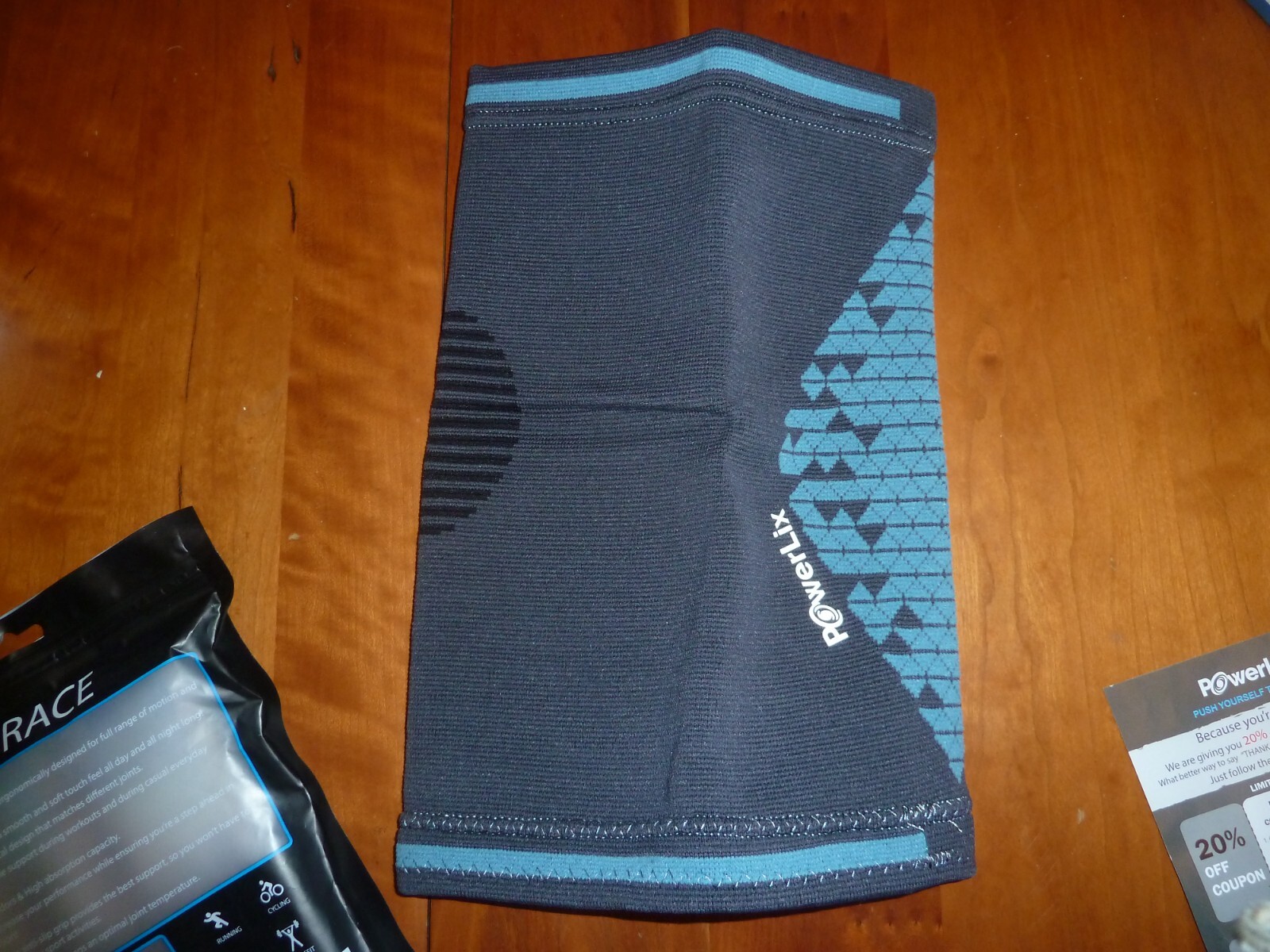 POWERLIX 4way Compression Sleeve Knee Brace Men Women Right Left XXL 2XL Unisex