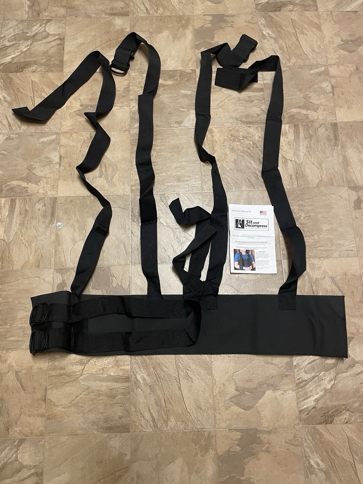 Sit and Decompress Back Stretcher Harness – Version 3.0 – Low Back Pain Relief
