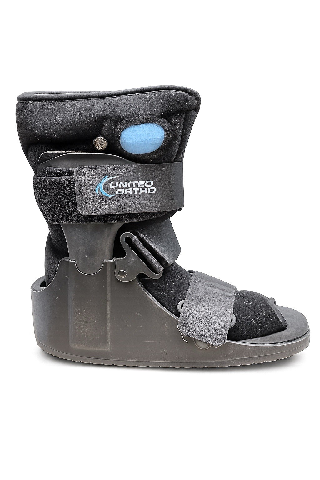 United Ortho USA14115 Short Air Cam Walker Fracture Boot, LARGE, Black
