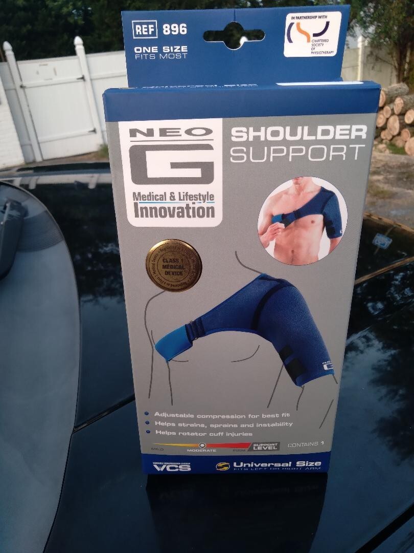 Neo G Shoulder Support Brace #896 Universal Fits Right or Left Arm